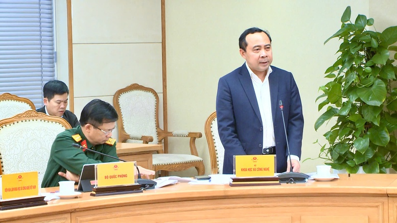 Thứ trưởng Vũ Hải Quân phát biểu