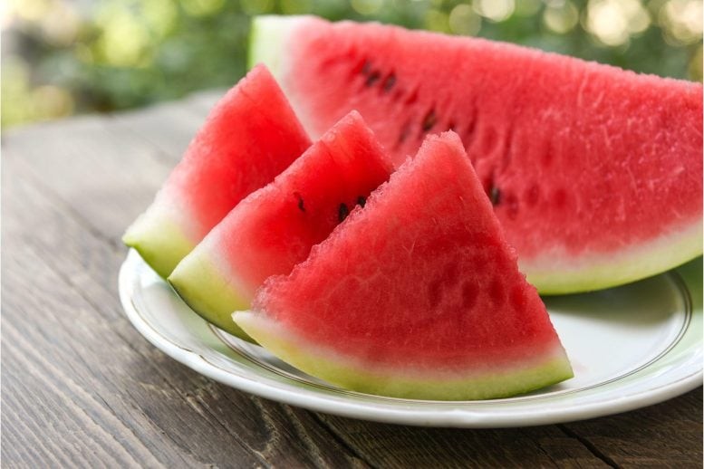 Sliced Watermelon